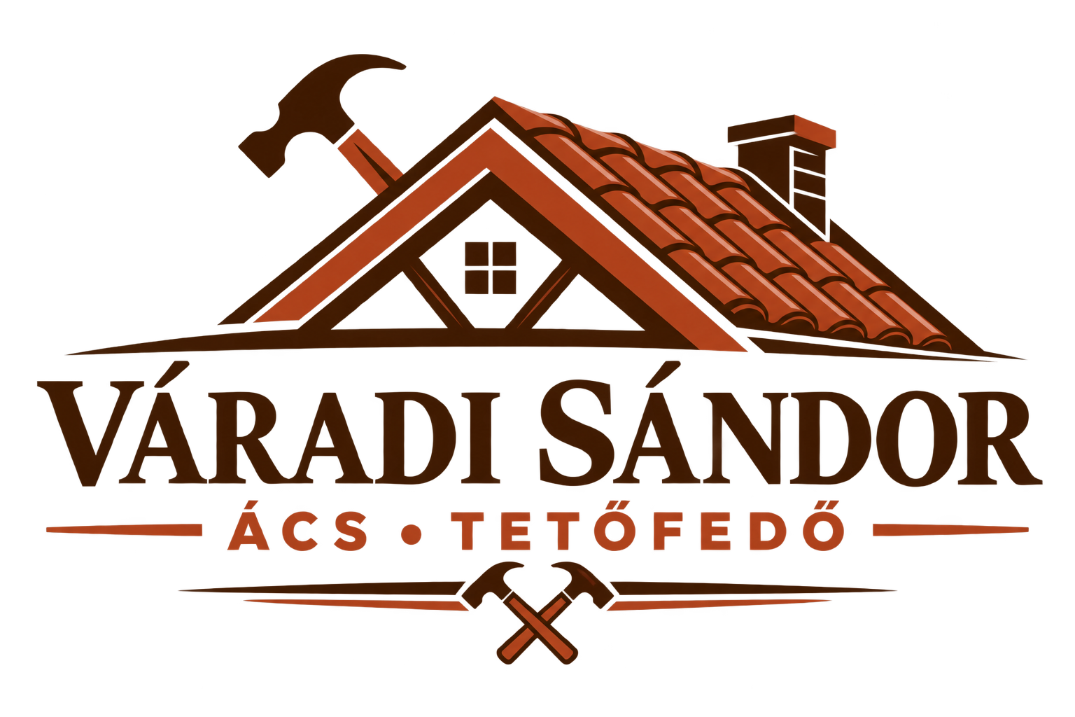 Váradi Sándor ács és tetőfedő logó